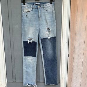 Ripped baggy women’s jeans